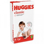 Huggies Classic Подгузники 4 размер 7-18кг 68шт